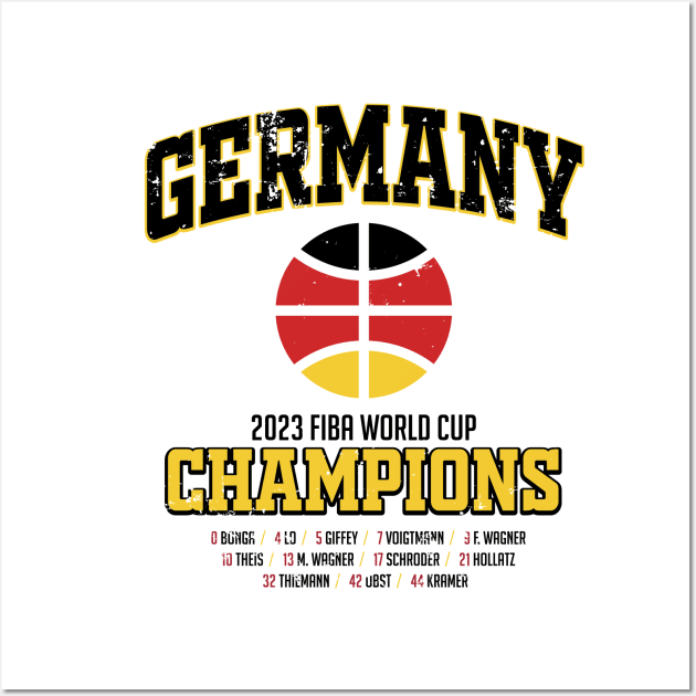 Germany Fiba World Cup Champions Light Wall Art by ryanjaycruz